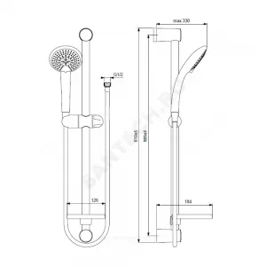 Гарнитур душевой FRESH M3 Vidima BA212AA