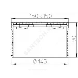 Элемент надставной для трапа HL HL 062B.2E