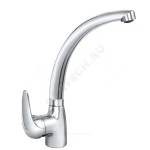 Смеситель для кухонной мойки ручка сбоку одноручный Дача В-серия Славен СЛ-ОД-В22