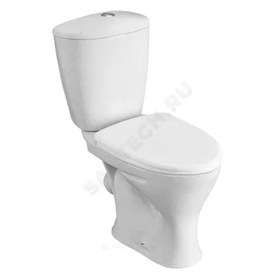 Унитаз-компакт Версия крап на белом нижний подвод косой выпуск 1/реж полипропилен Santeri 1.P401.5.S01.00B.F