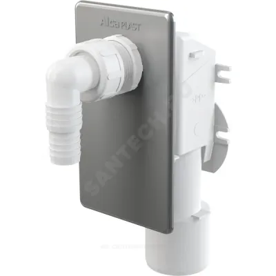 Сифон для стиральной машины с выходом 40/50мм скрытый монтаж Alca Plast APS3