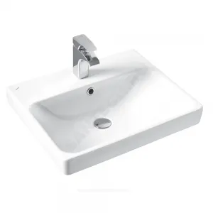 Умывальник мебельный Адриана 55 1 отверстие под смеситель по центру Santek 1.WH50.1.620 Умывальник мебельный Адриана 55 1 отверстие под смеситель по центру Santek 1.WH50.1.620