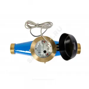 Счётчик х/в крыльчатый многоструйный Ду 25 Ру16 Qn=3,5 м3/ч 40С L=260мм резьба импульсный В/К IP68 ВКМ М ДГ2 Декаст 71-25-09