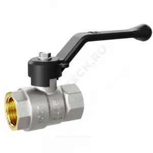 Кран шаровой латунь никель Pride Ду 50 Ру25 ВР рычаг аналог 11б27п1 LD 47.50.В-В.Р