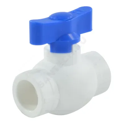 Кран PP-R шаровой син внутренняя пайка Дн 25 бабочка Стандарт RTP (РосТурПласт) 14618