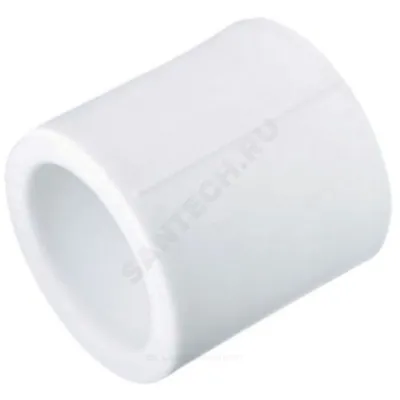 Муфта PP-R белая внутренняя пайка Дн 32 RTP (РосТурПласт) 10597