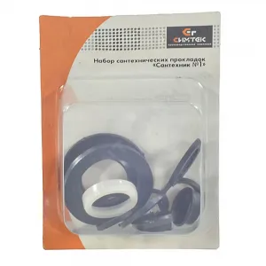 Набор прокладок для смесителей в блистере Сантехник №1 Симтек 10-0004