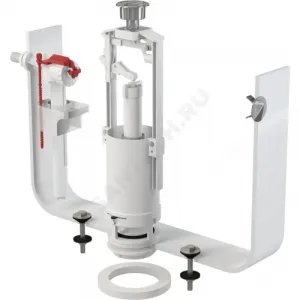 Арматура для бачка сливная/наливная 3/8" боковое подключение кнопка хром старт-стоп Alca Plast SA2000 3/8" CHROM Арматура для бачка сливная/наливная 3/8" боковое подключение кнопка хром старт-стоп Alca Plast SA2000 3/8" CHROM