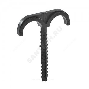 Крюк МП двухсторонний пластик L=6см для труб Дн 16-32 мм MLC Uponor 1013139