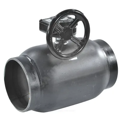 Кран шаровой сталь 11с67п Ду 125 Ру25 п/привар под редуктор FORTECA 182.0.125.025