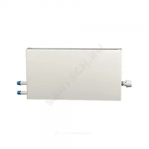 Конвектор настенный концевой "Универсал С" КСК 20 К (А04) (средней глубины) 1.348кВт двухтр с т/клапаном (угл) Danfoss 013G2152 бок/п под приварку лев Сантехпром 6001403