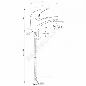Смеситель для умывальника одноручный ORION Vidima BA001AA