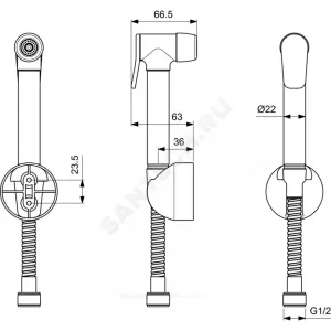 Душ гигиенический IDEALSPRAY Ideal Standard B0011AA Душ гигиенический IDEALSPRAY Ideal Standard B0011AA