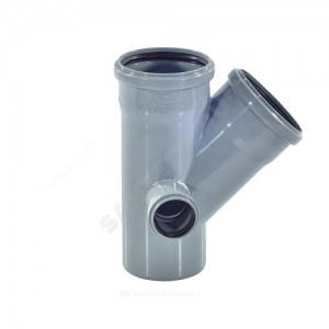 Крестовина PP-H 2-плоскостная левая и правая серая Дн 110х110х50х45гр б/нап RTP (РосТурПласт) 19197 Крестовина PP-H 2-плоскостная левая и правая серая Дн 110х110х50х45гр б/нап RTP (РосТурПласт) 19197