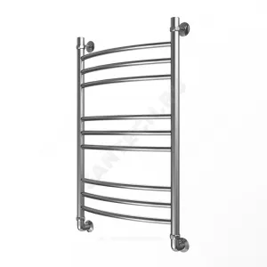 Полотенцесушитель водяной нерж сталь Лесенка Ду 25 (1") НР 400х400мм 4П нижнее подключение в/к соединитель (1"х3/4") Элит Элит-Металл В-31-01