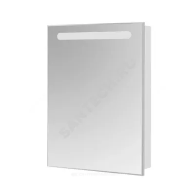 Шкаф зеркальный Victoria Nord 60 L белый глянец Roca ZRU9000029
