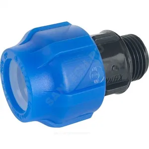 Муфта компрессионная ПЭ Дн 32х1/2" НР Ру16 VALFEX 121001132012