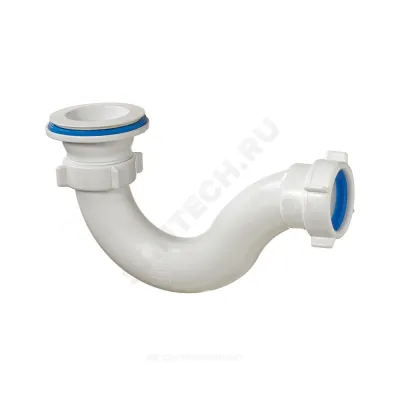 Сифон для поддона трубный 1 1/2"x40 выпуск с пластиковой решёткой D=70мм Орио А-7258