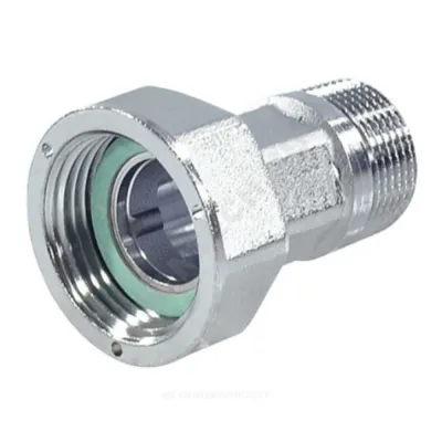 Полусгон латунь Ду 20х25 (3/4"х1") НР/нак/гайка R37 Giacomini R37X004