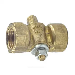 Кран для манометра 3-ходовой латунь 11б18бк Ду 15 Ру16 ВР G1/2"-М20х1,5 без рукоятки без фланца ВИПРА КПТ 3.00.00