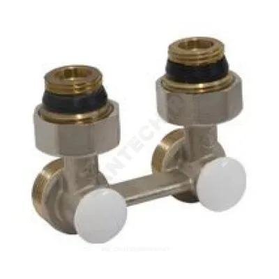 Узел нижнего подключения R388L для двухтр Ду 15 Ру10 1/2"x3/4"ЕК угловой Giacomini R388LX012