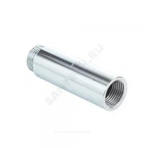 Удлинитель латунь хром Ду 20 (3/4") L=80мм ВР/НР 9031 Aquasfera 9031-14