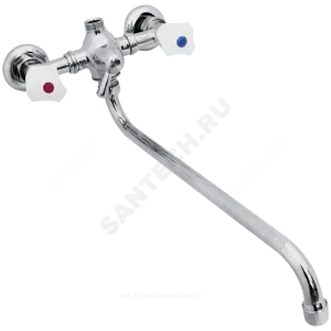 Смеситель для ванны с душем двуручный круглый излив, душевой шланг н/ж сталь, белая пластиковая лейка и кронштейн Стандарт ЦС-СМ 295-3 Пл. Бел маховик Центр Сантехники (Подольск) СМ500211 Смеситель для ванны с душем двуручный круглый излив, душевой шланг н/ж сталь, белая пластиковая лейка и кронштейн Стандарт ЦС-СМ 295-3 Пл. Бел маховик Центр Сантехники (Подольск) СМ500211