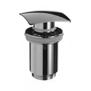 Клапан донный для умывальника латунь 1 1/4" слив "клик-клак", пробка D=68мм Орио BX-805