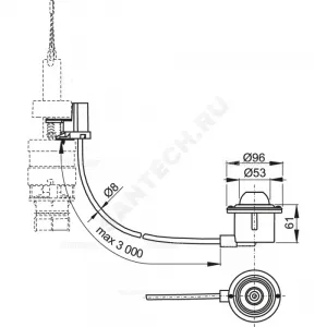 Кнопка смыва Кнопка смыва