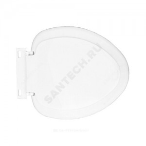 Сиденье для унитаза белое пластик исп2