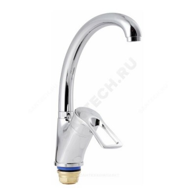 Смеситель для кухонной мойки ПСМ-335-КТ/017 ручка сбоку одноручный Профсан