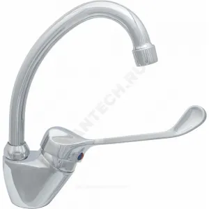 Смеситель для кухонной мойки хирургический локтевой одноручный излив Д18 Престиж ЦС-СМ 27/2ш М-44 Центр Сантехники (Подольск) П800521