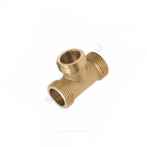 Тройник латунь Ду 15 (1/2") НР/НР/НР Цветлит ZW50083