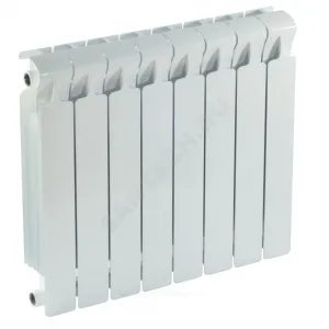 Радиатор биметаллический Monolit 500 8 секций Qну=1568 Вт RAL 9016 (белый) RIFAR M 500-8