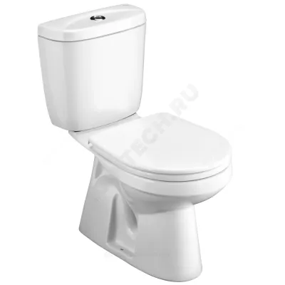 Унитаз-компакт Анимо белый нижний подвод верт/выпуск 1/реж полипропилен Santek 1.WH11.0.038