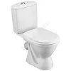 Унитаз-компакт Алькор белый нижний подвод косой выпуск 2/реж полипропилен Santek 1.WH30.2.196