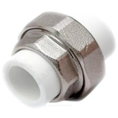 Муфта PP-R разъемная белая Дн 63 RTP (РосТурПласт) 31242