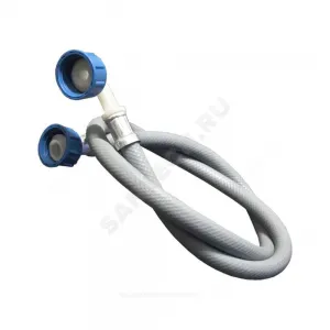 Шланг заливной для стиральной машины D=16мм гайка-гайка 3/4"-3/4" L=3,0м для х/в в индивидуальной упаковке ЗИП-ФЛЕКС 05330У