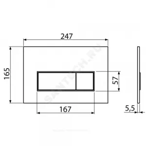 Кнопка смыва Кнопка смыва