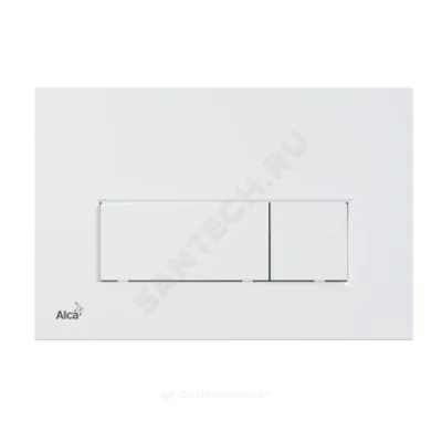 Кнопка для инсталляции белая матовая Alca Plast M576