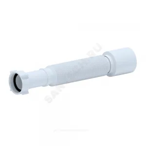 Гофра с гайкой 1 1/4"x50 L=320-730мм АНИ Пласт K205 Гофра с гайкой 1 1/4"x50 L=320-730мм АНИ Пласт K205