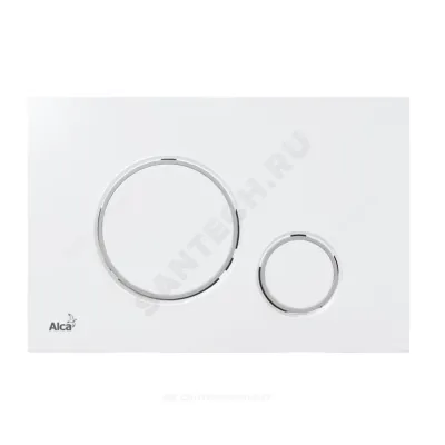 Кнопка для инсталляции хром глянец/хром матовый Alca Plast M771