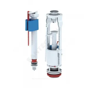 Арматура для бачка сливная/наливная 1/2" нижнее подключение кнопка хром 2/реж АНИ Пласт WC9510C Арматура для бачка сливная/наливная 1/2" нижнее подключение кнопка хром 2/реж АНИ Пласт WC9510C