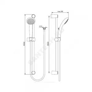 Гарнитур душевой FRESH S1 Vidima BA207AA