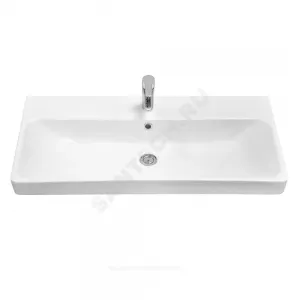 Умывальник мебельный Адриана 90 1 отверстие под смеситель по центру Santek 1.WH50.1.629 Умывальник мебельный Адриана 90 1 отверстие под смеситель по центру Santek 1.WH50.1.629