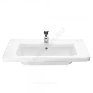 Умывальник мебельный The Gap Unik 70 1 отверстие под смеситель по центру белый Roca 327471000