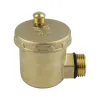 Воздухоотводчик автоматический латунь 5004 Ду 15 Ру10 G1/2" НР угл Aquasfera 5004-01 .