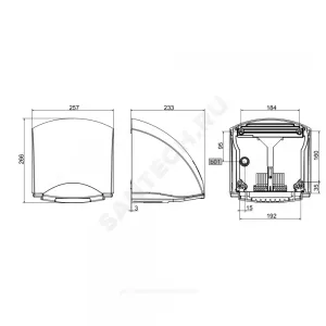 Электросушитель для рук 1,8кВт HTE 5 белый Stiebel Eltron 73008 Электросушитель для рук 1,8кВт HTE 5 белый Stiebel Eltron 73008