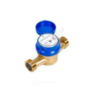 Счётчик х/в крыльчатый одноструйный Ду 25 Ру16 Qn=3,5 м3/ч 50С L=170мм резьба В/К ОСВХ исполнение "Нептун" Декаст 76-25-01