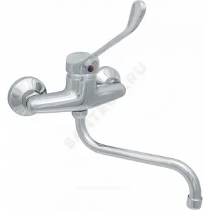 Смеситель для умывальника хирургический локтевой одноручный излив Д18 L-220мм Престиж ЦС-СМ 294-2 М-44 Центр Сантехники (Подольск) ПП801324
